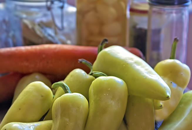 Receta Chiles Güeros en Vinagre - TuriMexico Receta Chiles Güeros en Vinagre - TuriMexico