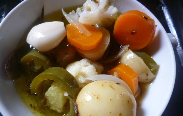 Receta Papas en Escabeche Receta Papas en Escabeche