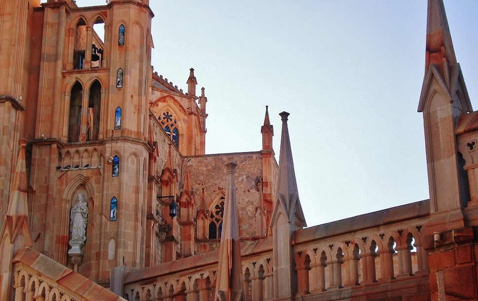 La Catedral y Templos en la Ciudad de Zacatecas