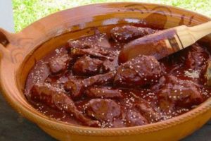 Receta Mole Chiapaneco