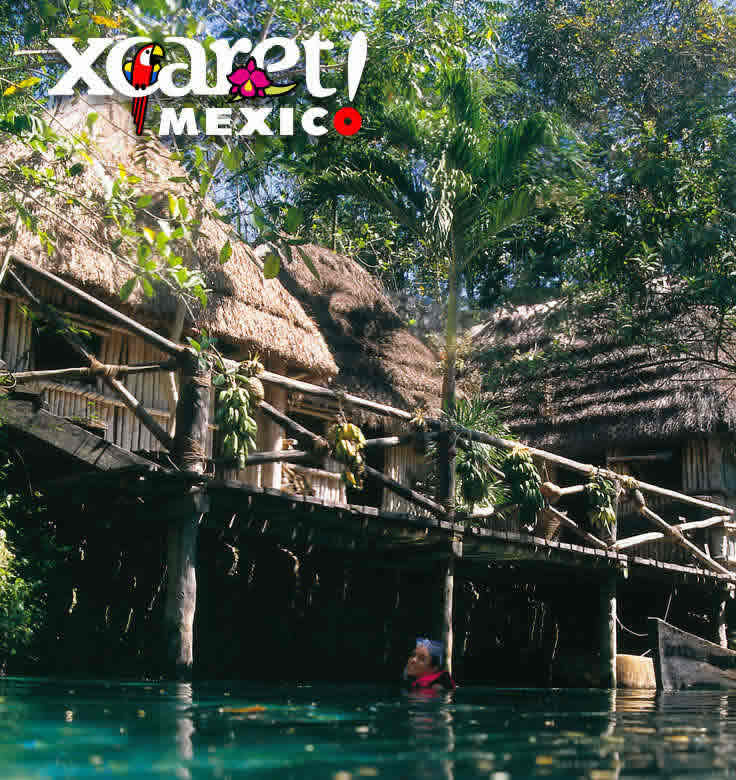 Pueblo Maya en Xcaret