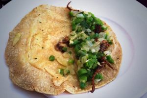 Tacos de Alacrán en el Restaurante Raíces en Durango