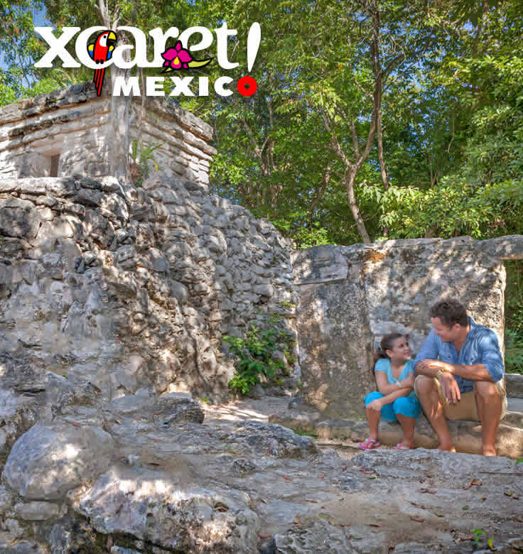 Zonas Arqueológicas en Xcaret