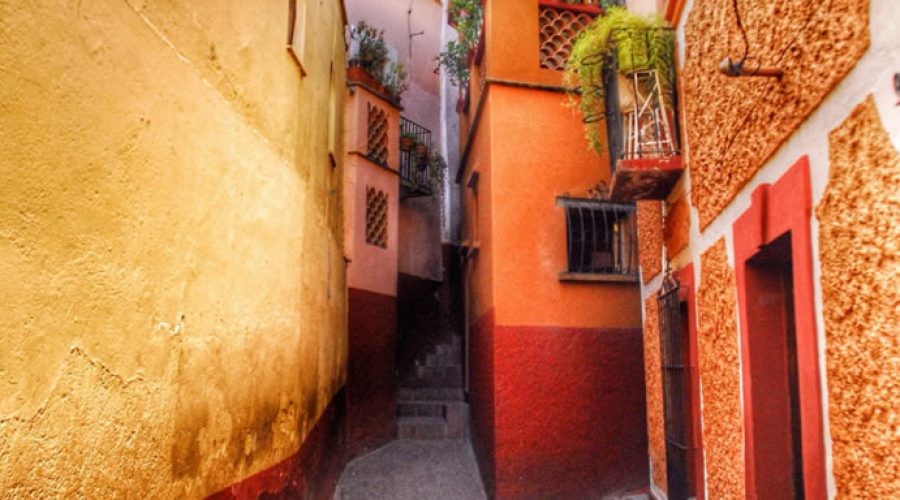 El Callejón del Beso en Guanajuato