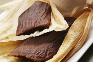 Receta Tamales de Chocolate