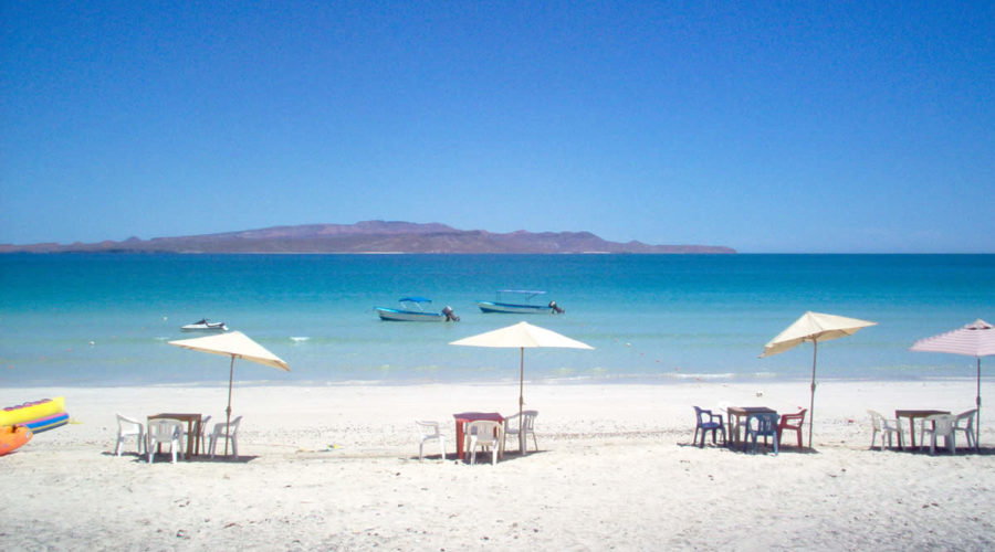 Playa El Tecolote en Baja California Sur
